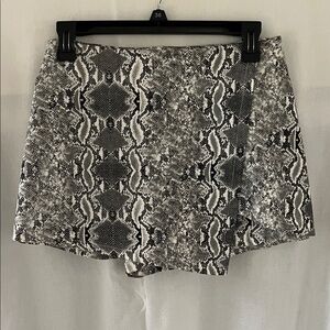 Boutique Snakeskin Mini Skirt/Shorts